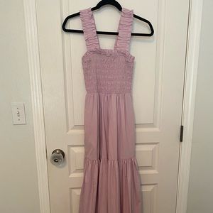 Abercrombie & Fitch lavender maxi dress